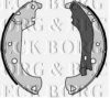 BORG & BECK BBS6317 Brake Shoe Set